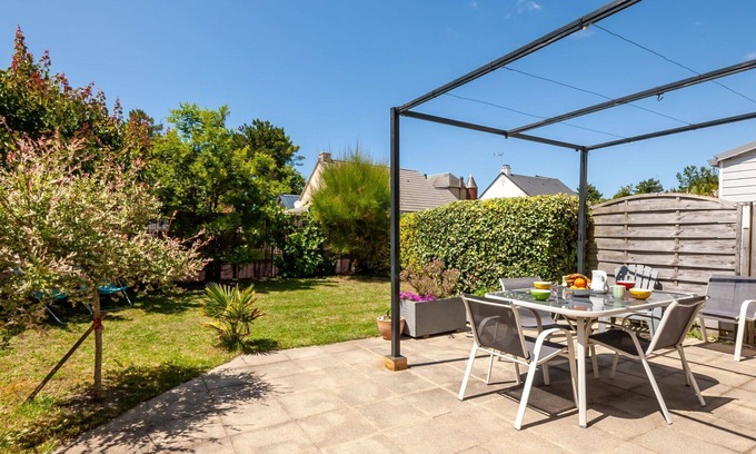 Hauteville-sur-Mer Casa | Maravillosa casa de vacaciones para 6 personas con WIFI, TV, terraza y aparcamiento