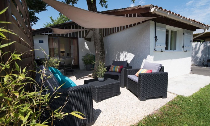 La Teste-de-Buch Chalet De Esquí | Casa con jardín a 5 km de la duna del Pilat y de la cuenca de Arcachon