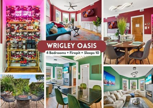 Lakeview Casa | Wrigley 4BR Home, Sleeps 10