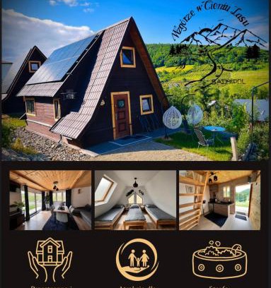 gmina Łukowica Chalet De Esquí | Wzgórze w Cieniu Lasu