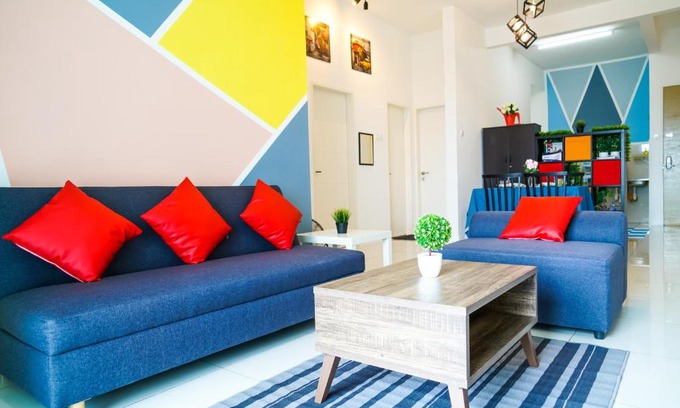Bandar Puchong Jaya Apartamento | 阳光100 @ Cozy puchong sky.pod IOI mall for 8-10pax