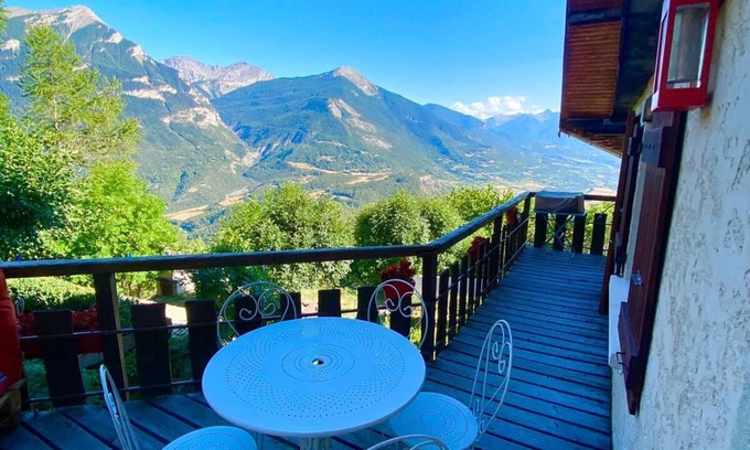 Chateauroux-les-Alpes Apartamento | Los Balcones del Durance. A 12 km del rocío del mar y del lago Serre Ponçon. 1200 m sobre el nivel del mar