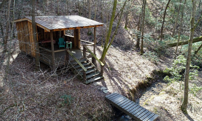 Mineral Bluff Alquiler De RV | Tu cala del río Toccoa! Camping privado de 12 acres con refugio Adirondack