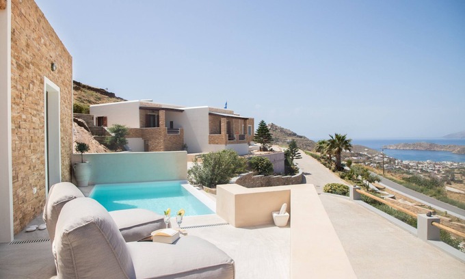 Ios Villa | YoUtopia Ios (2) - Vista al mar
