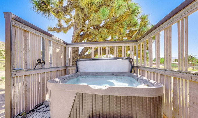 Yucca Valley Cabaña | Yucca Valley Oasis w/ Hot Tub, Near Joshua Tree!