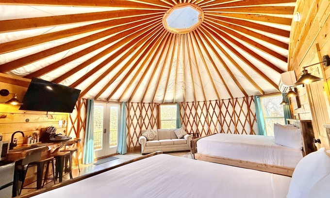 Orderville Casa | Yurt Overlook # 3 en East Zion Resort (2 camas King)