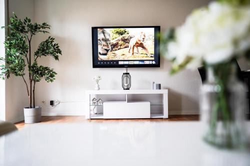 Leimen Apartamento | Zentrale City Wohnung in Leimen Netflix, Küche und Boxspring-Komfort