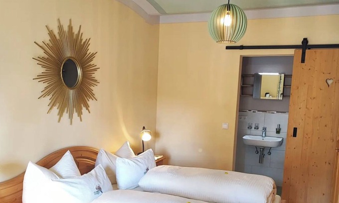 Hoslwang Apartamento | Zimmer Sonnentor, Südseite mit Balkon, 1. Etage, 19 qm