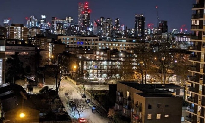 De Beauvoir Apartamento | zone 2 central London next to City, Balcony with views of London skyline