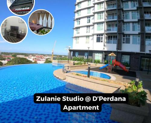 Kampung Telaga Nibong Casa | Zulanie Family Studio at D'Perdana Apartment, Spacious and Cozy with POOL, Free Wifi & Netflix