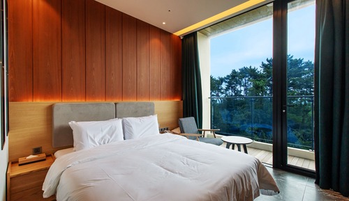 Habitación Deluxe, terraza (Hinoki Green)