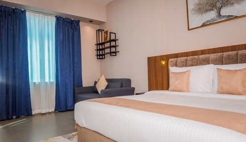 Premium Room, 1 King Bed, Non Smoking (Living Room;with Sofabed)