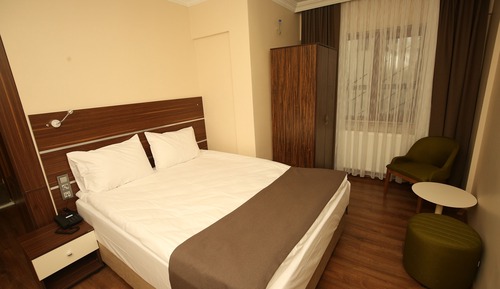 Habitación económica doble de uso individual, 1 cama de matrimonio, vistas a la ciudad
