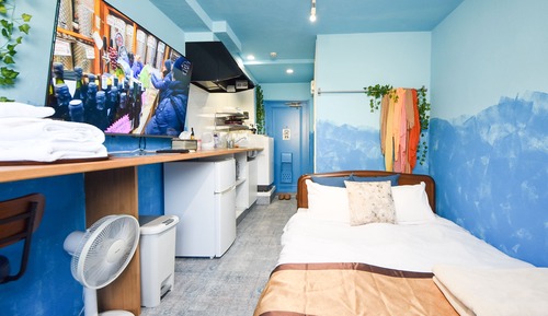 Apartamento básico, 1 cama doble, no fumadores, planta baja