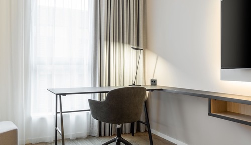 Estudio, 1 cama de matrimonio con sofá cama