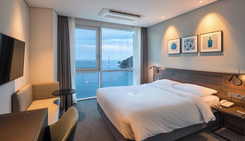 Habitación doble superior, vistas al mar