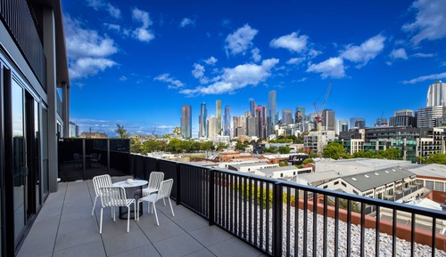 Apartamento Premier, 2 habitaciones, 2 baños, vistas a la ciudad (Sub Penthouse)