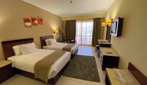 Habitación estándar doble, vistas al jardín