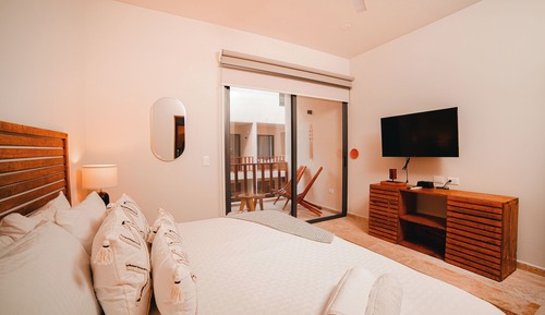 Habitación estándar, 1 cama de matrimonio grande con sofá cama