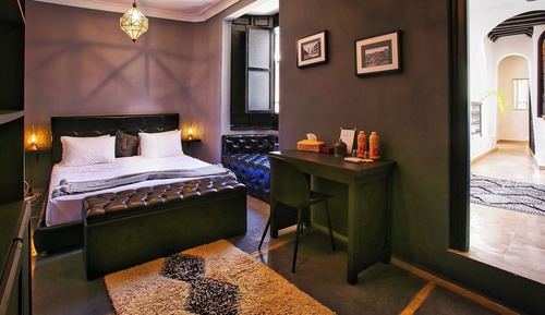 Habitación Deluxe doble, 1 cama de matrimonio grande con sofá cama, no fumadores