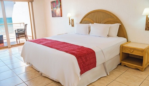 Habitación Premium, 1 cama de matrimonio grande con sofá cama, balcón, vistas al mar