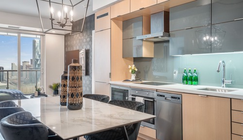 Apartamento presidencial, balcón