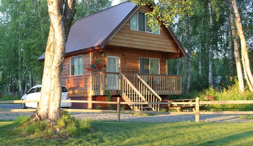 Cabaña, baño privado, vistas al río (Riverside Cabins)