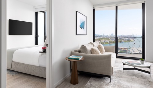 Suite, 1 cama de matrimonio grande con sofá cama, vistas al mar