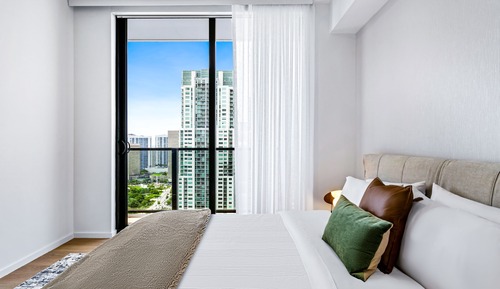 Suite, varias camas, vistas al mar