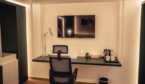 Habitación Deluxe doble, 1 cama de matrimonio, vistas a la ciudad
