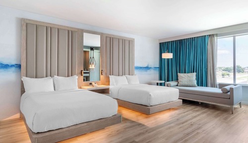Habitación, 2 camas de matrimonio, accesible para personas con discapacidad, no fumadores