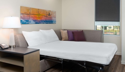 Estudio, 1 cama de matrimonio grande con sofá cama, bañera (Kitchen)