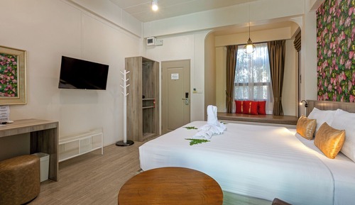 Habitación superior, 1 cama de matrimonio grande, planta baja