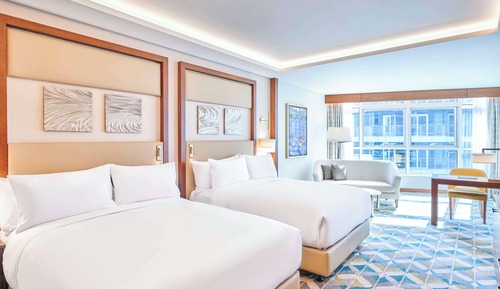 Habitación ejecutiva, 2 camas de matrimonio, balcón