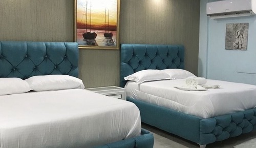 Habitación familiar doble, 2 camas de matrimonio