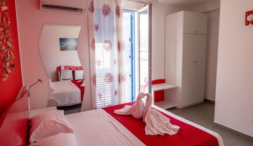 Habitación doble superior, terraza, en una planta alta