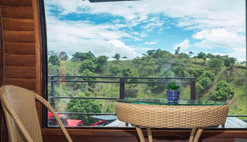 Cabaña Deluxe, 1 cama de matrimonio, no fumadores, vistas al lago Tierra Madera