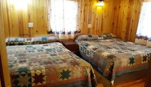 Cabaña clásica, varias camas, chimenea