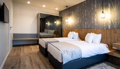 Apartamento estándar, varias camas, vistas a la ciudad