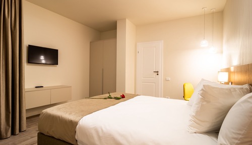 Apartamento ejecutivo, 1 cama de matrimonio con sofá cama