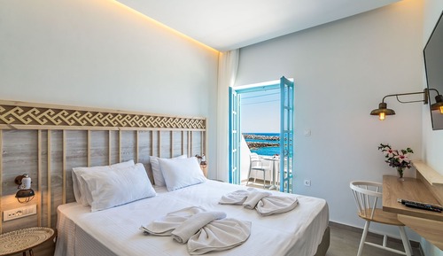 Habitación estándar, balcón, vistas al mar