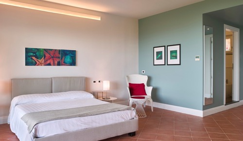 Suite junior, terraza, vistas al mar