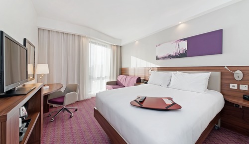 Habitación, 1 cama de matrimonio con sofá cama, no fumadores, vistas a la ciudad