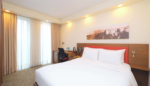 Habitación, 1 cama de matrimonio, fumadores, frigorífico