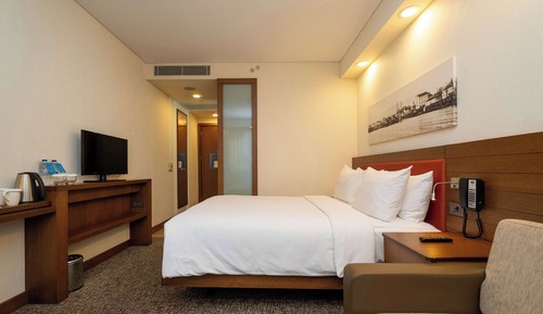 Habitación, 1 cama de matrimonio, fumadores, frigorífico