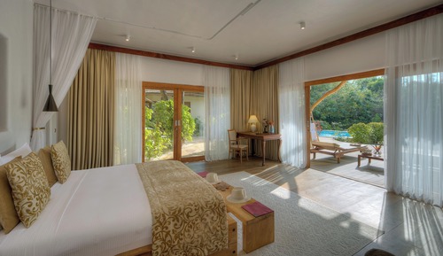 Habitación Deluxe, 1 cama de matrimonio grande (with shared pool)