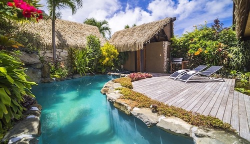 Villa de lujo, piscina privada, frente a la playa
