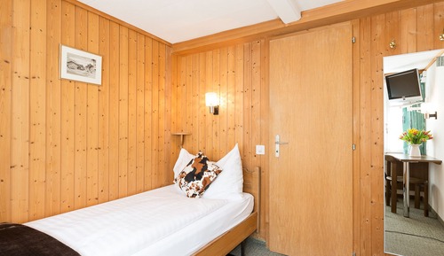 Habitación individual, vistas a la montaña