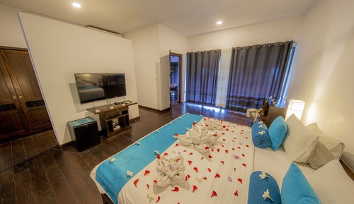 Suite ejecutiva, balcón