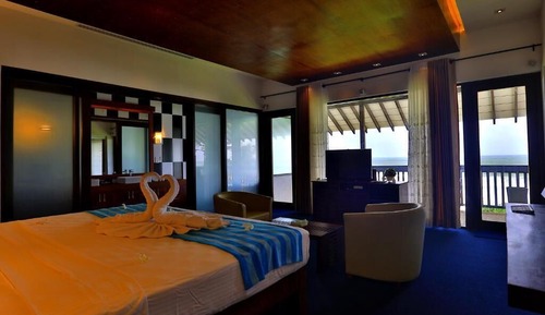 Suite presidencial, balcón